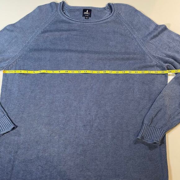 Johnnie-O Men’s Laguna Blue Linen Tencel Knit Sweater Sz XXL nautical coastal - Picture 4 of 10